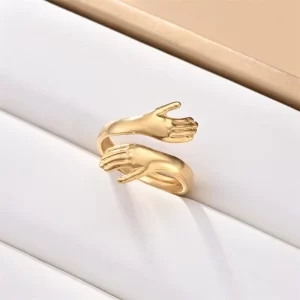 Anillo "Abrazo" en Acero Inoxidable