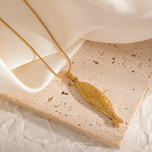 Collar "Fish" en Acero Inoxidable