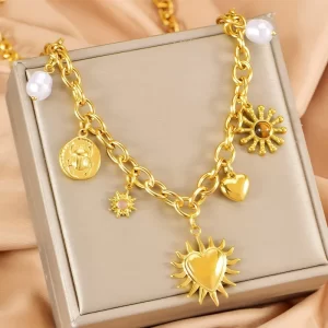 Collar "Clementine" en Acero Inoxidable