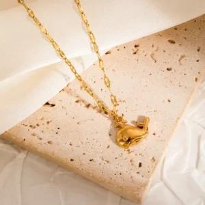 Collar "Ballena" en Acero Inoxidable