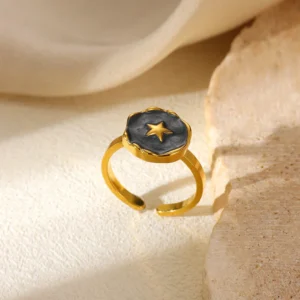 Anillo "Twinkle" en Acero Inoxidable