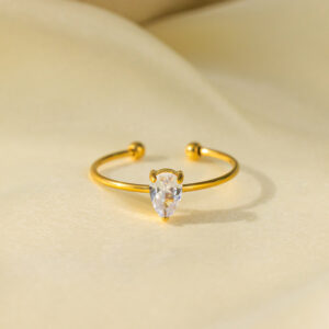 Anillo "Diamond" en Acero Inoxidable de Titanio