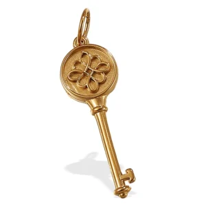 Charm "Key of Your Heart" en Acero Inoxidable de Titanio