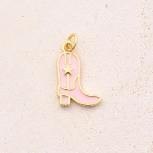 Charm "Cowgirl" en Cobre Chapado en Oro de 18K