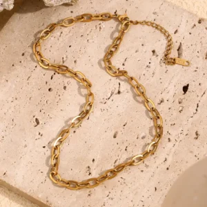 Alternative view of Collar de Cadena de Eslabón en Acero Inoxidable