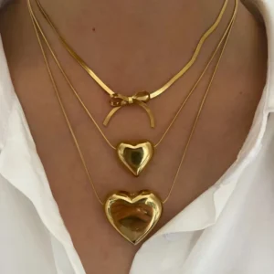 Alternative view of Collar "Bow" en Acero inoxidable de Titanio