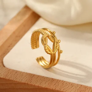Anillo "Buckle" en Acero Inoxidable