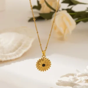 Collar "Black Vision" en Acero Inoxidable de Titanio