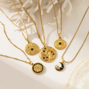 Alternative view of Collar "Black Vision" en Acero Inoxidable de Titanio