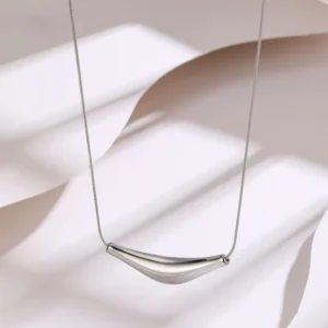 Alternative view of Collar "Bridge" en Acero Inoxidable Color Plata