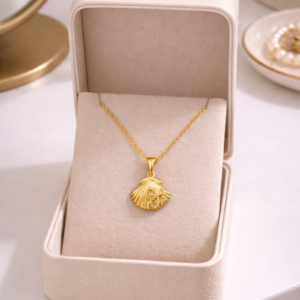 Alternative view of Collar "Sparkling Sea" en Acero Inoxidable de Tinanio