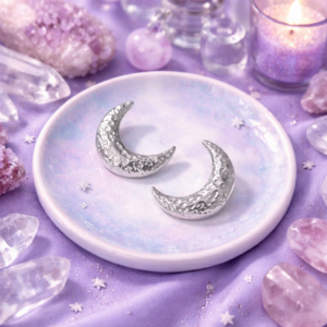 Alternative view of Aretes "Moonlight"en Acero Inoxidable y Chapado en Oro de 18K