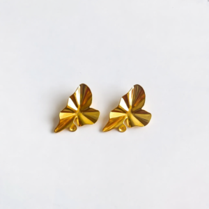 Aretes "Leaf" en Acero Inoxidable