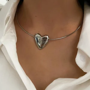 Gargantilla "Surrounded by Love" en Acero Inoxidable y Chapado en Oro de 18K