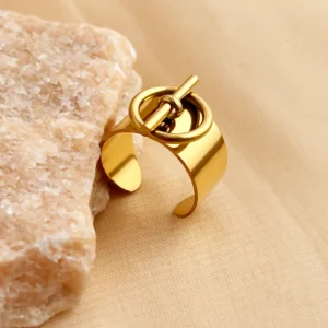 Alternative view of Anillo “Time” en Acero Inoxidable de Titanio