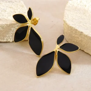 Aretes “Noelle” en Acero Inoxidable