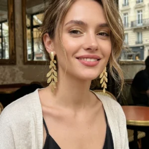 Alternative view of Aretes “Clarisse” en Acero Inoxidable