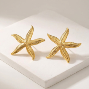 Aretes “Astrée” en Acero Inoxidable