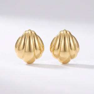 Aretes “Odette” en Acero Inoxidable