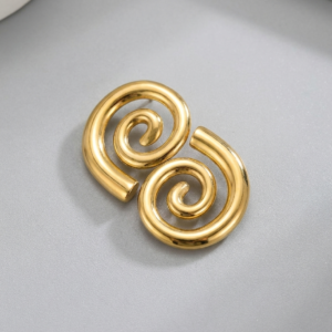 Aretes “Velia” en Acero Inoxidable