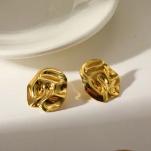 Aretes “Serpent” en Acero Inoxidable