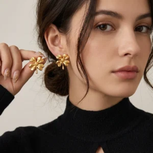 Artes "Lucky Girl" en Acero Inoxidable Dorado